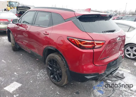 2024 Chevrolet Blazer Awd Rs из США, поврежденный, VIN 3GNKBKRS3RS282411